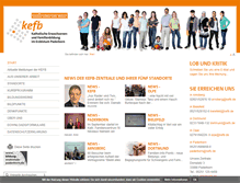 Tablet Screenshot of kefb.de